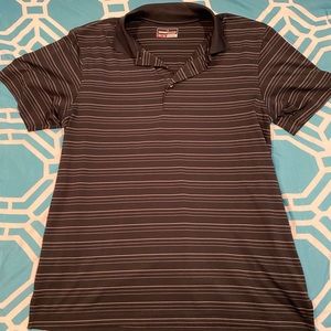 Black grand slam golf polo